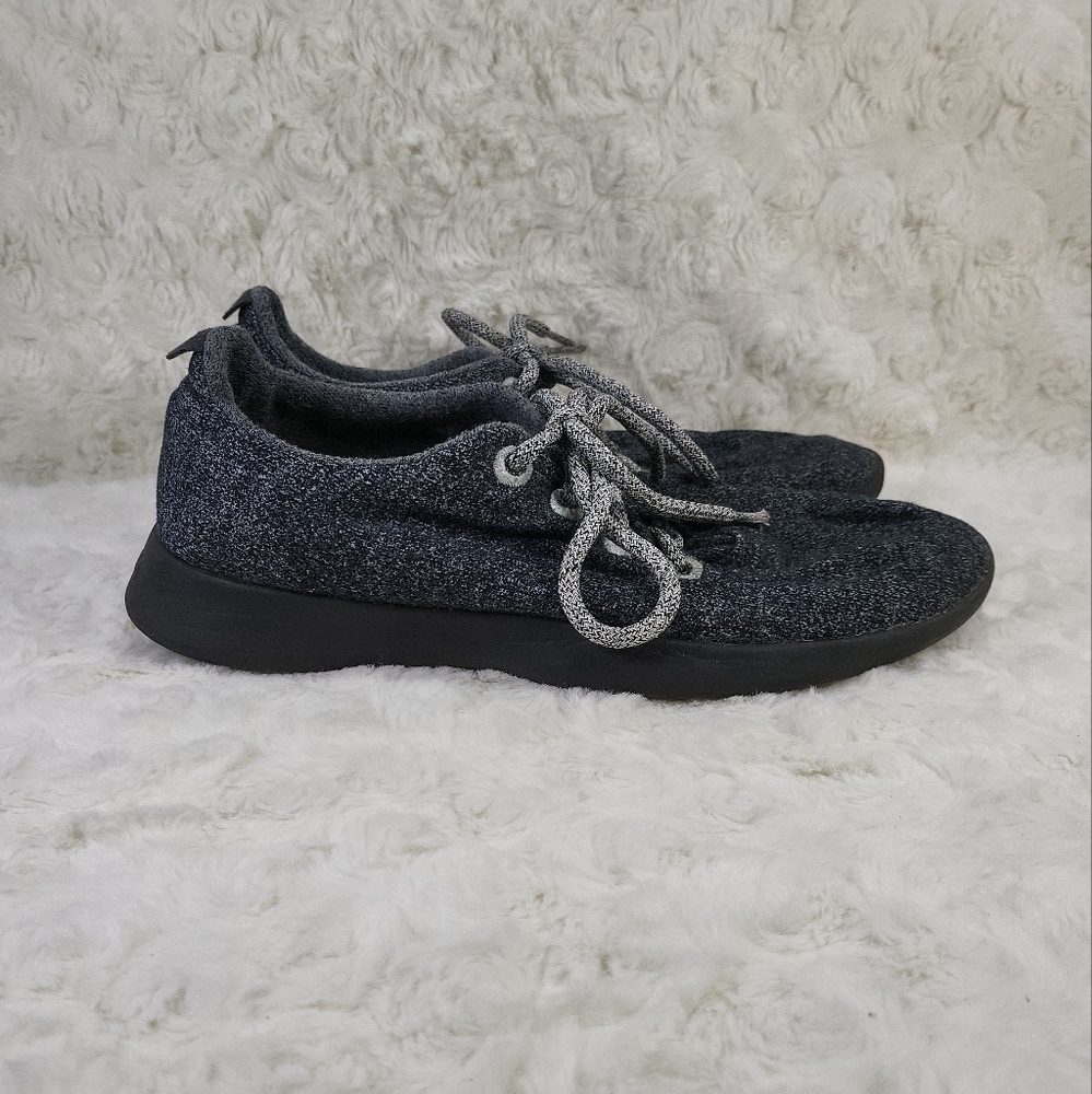 Allbirds Men's Wool Runners Dolphin Comfort Shoes WR M10 0418 NV1 Dark Gray.